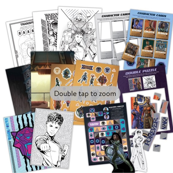 DISNEY MARVEL Black Panther Wakanda Forever Movie Activity & Coloring book 2022 - Picture 3 of 5
